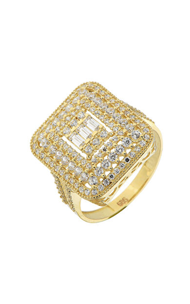 Kolyecik 14 Ayar Altın Baget Yüzük