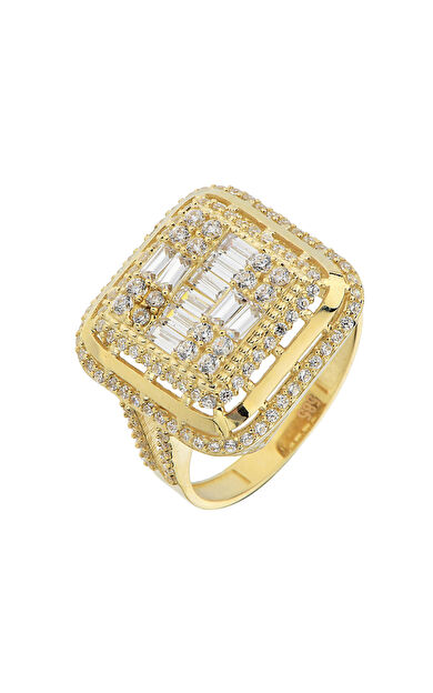 Kolyecik 14 Ayar Altın Baget Yüzük