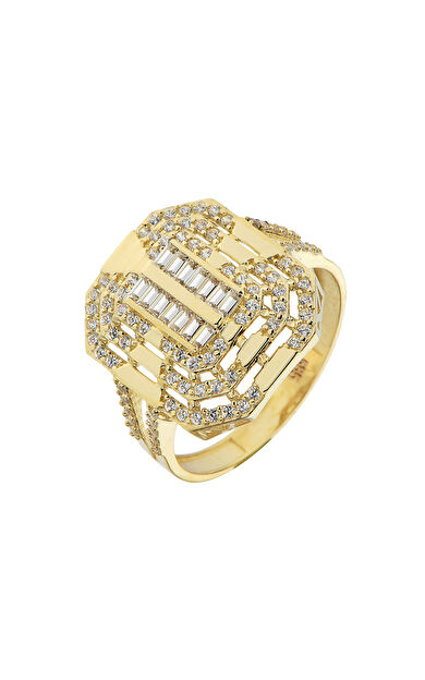 Kolyecik 14 Ayar Altın Baget Yüzük