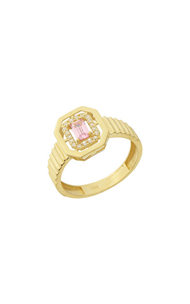 Kolyecik 14 Ayar Altın Baget Yüzük