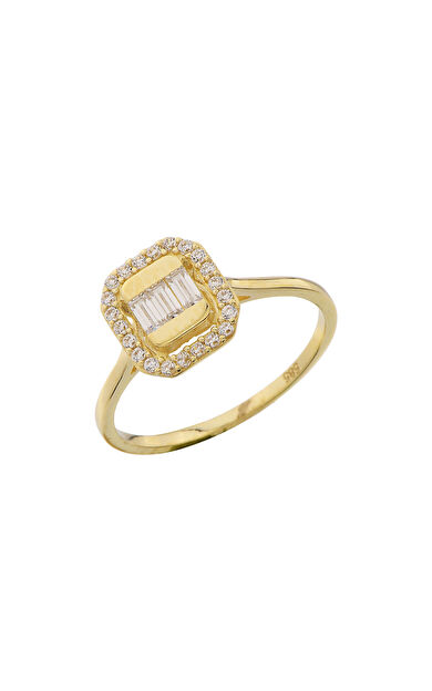 Kolyecik 14 Ayar Altın Baget Yüzük