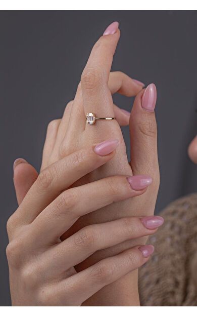 Kolyecik 14 Ayar Altın Baget Yüzük