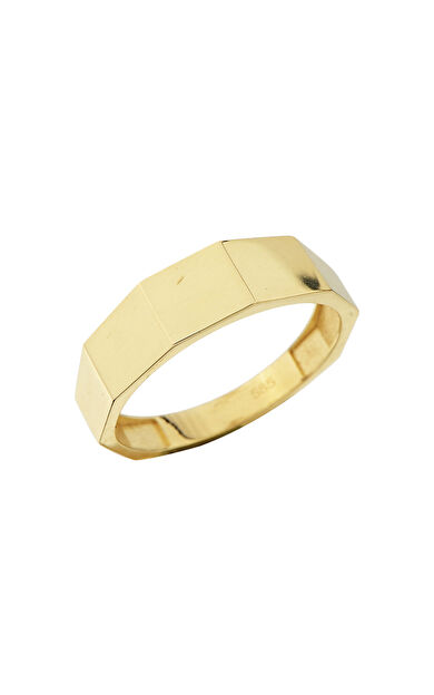 Kolyecik 14 Ayar Altın Taşsız Sade Yüzük