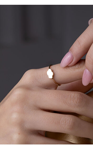 Kolyecik 14 Ayar Altın Bulut Yüzük