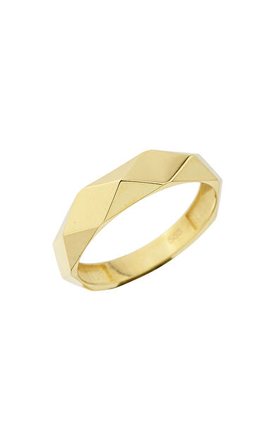 Kolyecik 14 Ayar Altın Piramit Yüzük