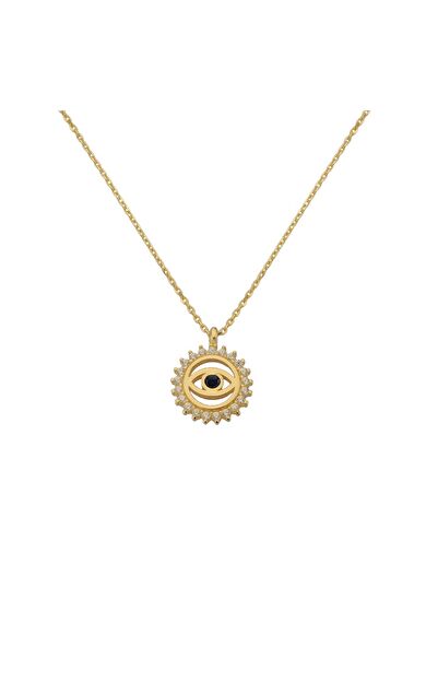 Kolyecik 14 Ayar Altın Göz Kolye