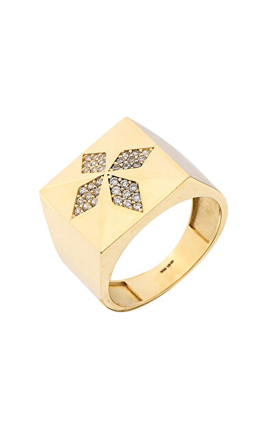 Kolyecik 14 Ayar Altın Yonca Yüzük