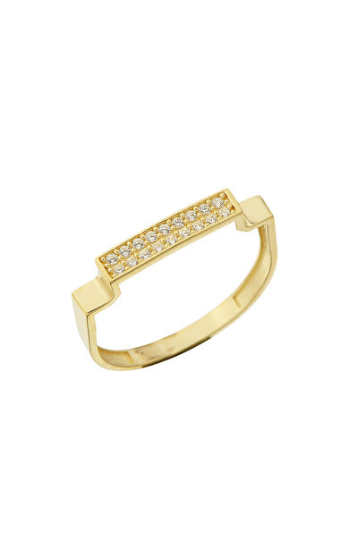 Kolyecik 14 Ayar Altın Zarif Yüzük