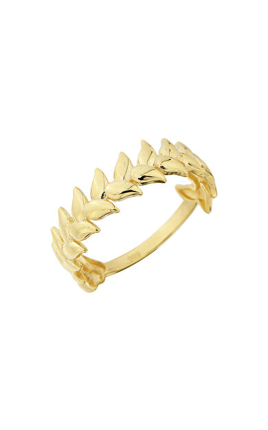 Kolyecik 14 Ayar Altın Zeytin Dalı Yüzük