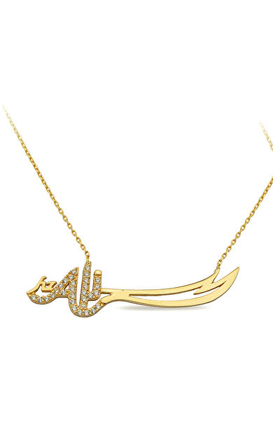 Kolyecik 14 Ayar Altın Hz. Ali Kılıç Kolye