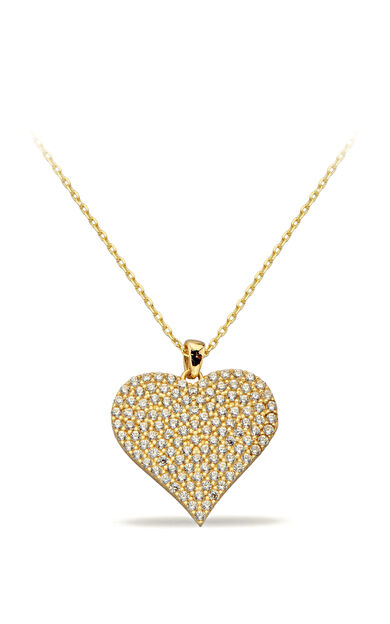 Kolyecik 14 Ayar Altın Kalp Kolye