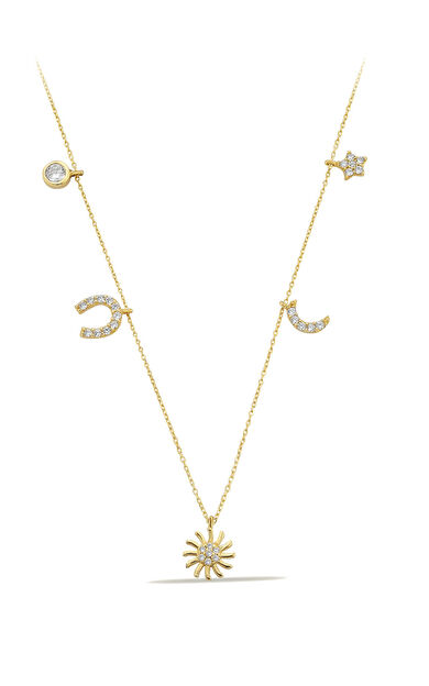 Kolyecik 14 Ayar Altın Kalp Kolye