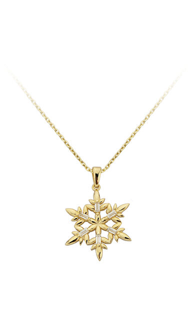 Kolyecik 14 Ayar Altın Kartanesi Kolye