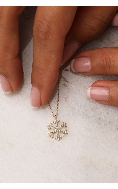 Kolyecik 14 Ayar Altın Kartanesi Kolye