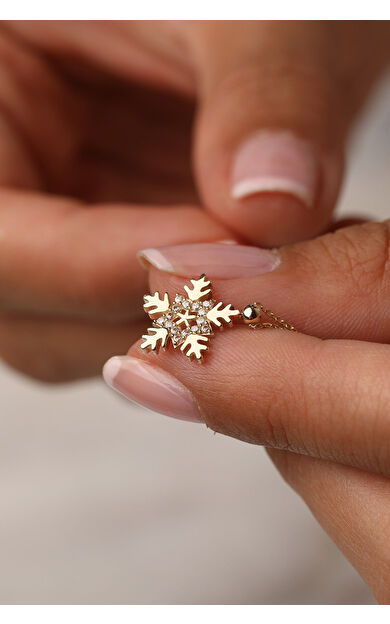 Kolyecik 14 Ayar Altın Kartanesi Kolye