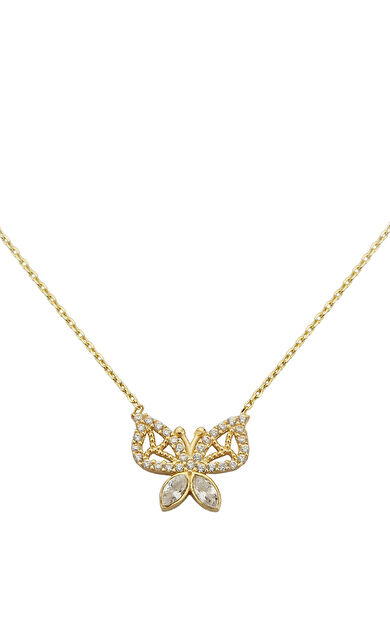 Kolyecik 14 Ayar Altın Kelebek Kolye