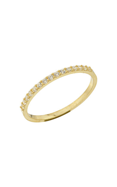 Kolyecik 14 Ayar Altın Yarım Tur Yüzük