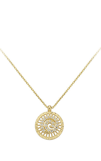 Kolyecik 14 Ayar Altın Lava Kolye