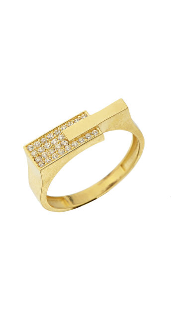 Kolyecik 14 Ayar Altın Çubuk Yüzük