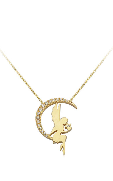 Kolyecik 14 Ayar Altın Melek Kolye