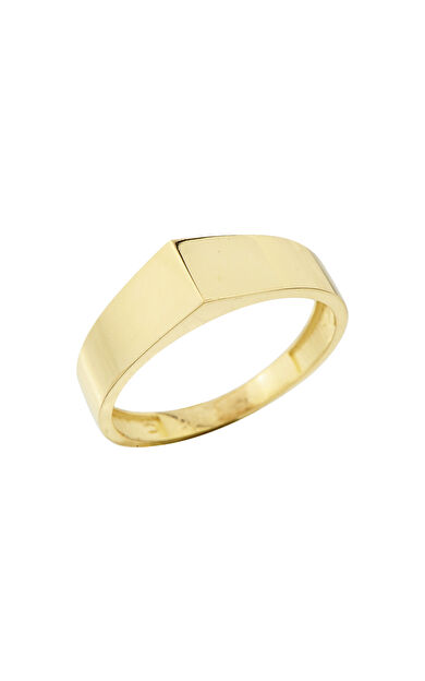 Kolyecik 14 Ayar Altın Taşsız Sade Yüzük