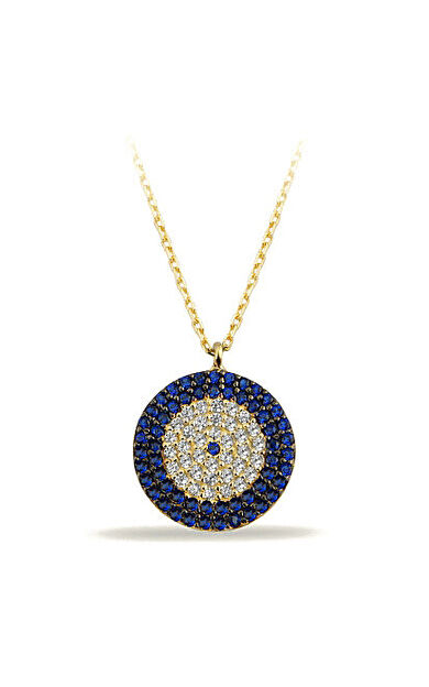 Kolyecik 14 Ayar Altın Nazar Kolye