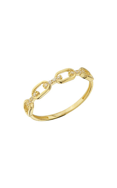 Kolyecik 14 Ayar Altın Zincir Yüzük