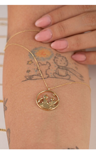 Kolyecik 14 Ayar Altın Prens Kolye