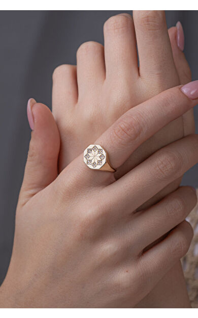 Kolyecik 14 Ayar Altın Yıldız Yüzük