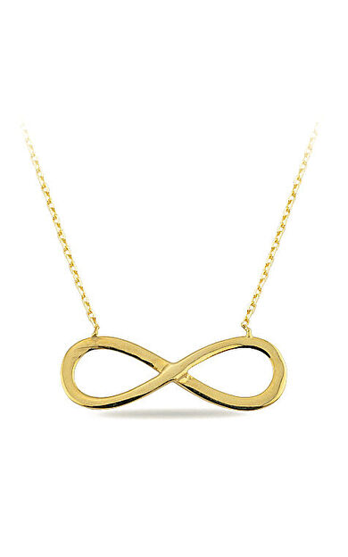 Kolyecik 14 Ayar Altın Sonsuzluk Kolye