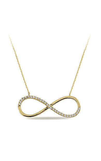 Kolyecik 14 Ayar Altın Sonsuzluk Kolye