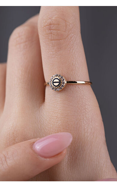 Kolyecik 14 Ayar Altın Mineli Yüzük