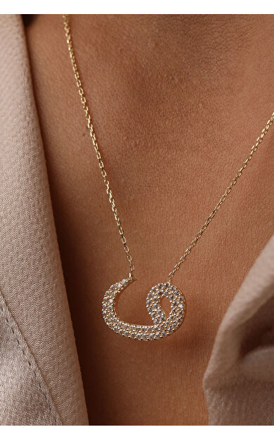 Kolyecik 14 Ayar Altın Vav Kolye