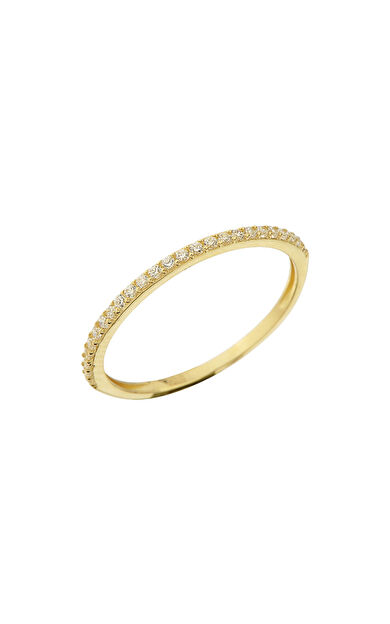 Kolyecik 14 Ayar Altın Yarım Tur Yüzük