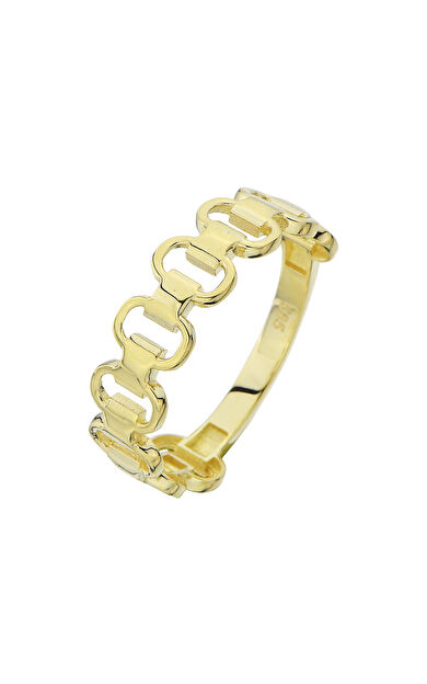 Kolyecik 14 Ayar Altın İç İçe Halka Yüzük