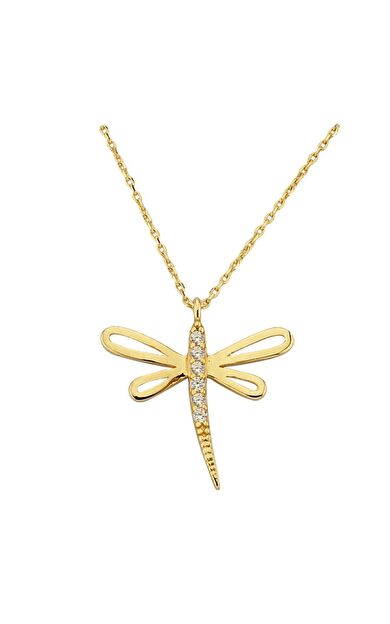 Kolyecik 14 Ayar Altın Yusufçuk Kolye