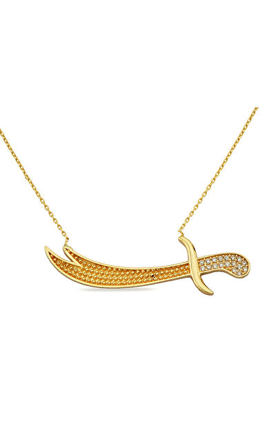 Kolyecik 14 Ayar Altın Zülfikar Kılıç