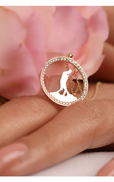 Kolyecik 14 Ayar Altın Atatürk Silüet Kolye