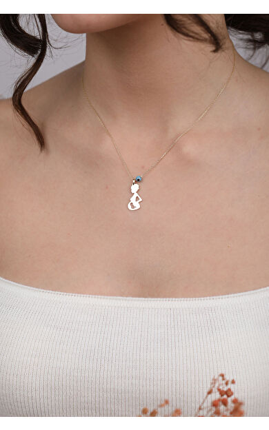 Kolyecik 14 Ayar Altın Hamile Kadın Kolye