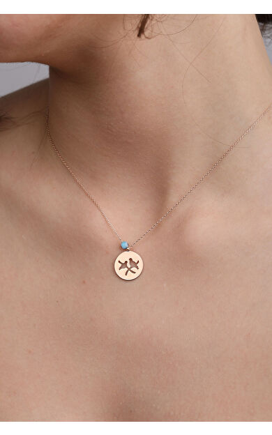 Kolyecik 14 Ayar Altın Kuş Kolye