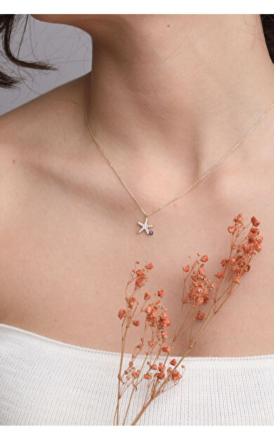 Kolyecik 14 Ayar Altın Deniz Yıldızı Kolye