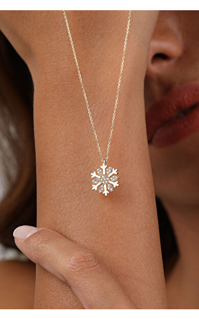 Kolyecik 14 Ayar Altın Kartanesi Kolye