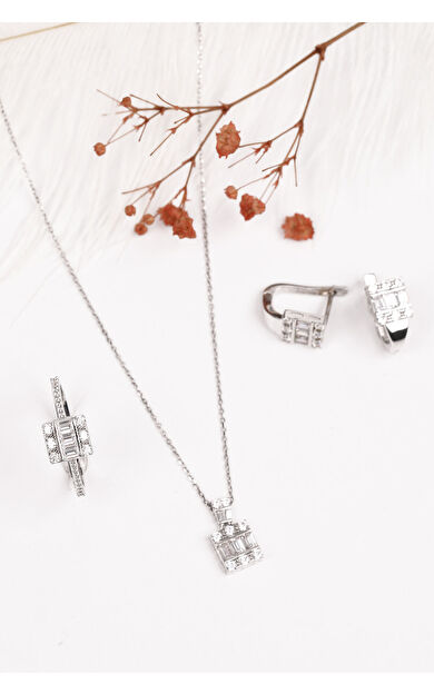 Kolyecik Altın Sıralı Baget Çıtır Takım