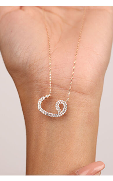 Kolyecik 14 Ayar Altın Vav Kolye