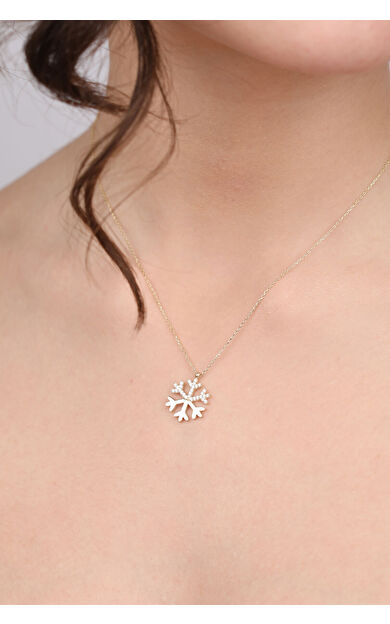 Kolyecik 14 Ayar Altın Kartanesi Kolye