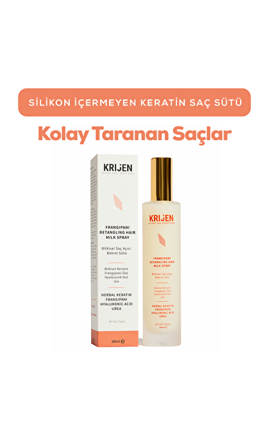 Frangipani Kolay Tarama Sağlayan Bitkisel Keratin Sütü | Hyaluronik Asit + Pentavitin