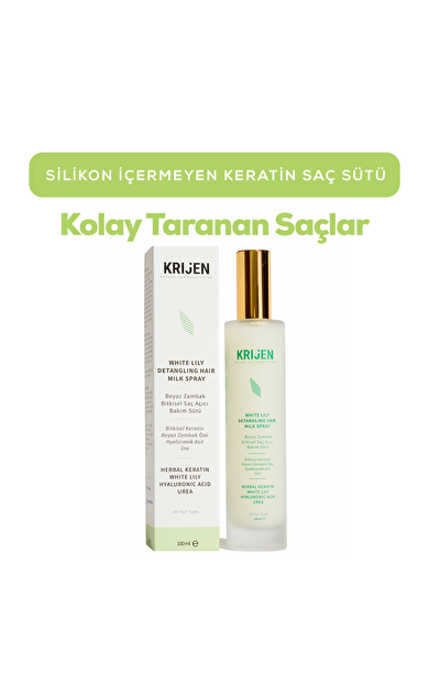 Beyaz Zambak Kolay Tarama Sağlayan Bitkisel Keratin Sütü | Hyaluronik Asit + Pentavitin