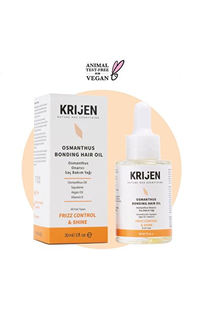 Osmanthus Besleyici Saç Bakım Yağı | Anti-Frizz & Parlak Görünüm 30 ml