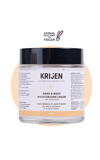 Gül Ağacı & Kantaron El ve Vücut Kremi  |  E Vitamini + Hindistan Cevizi Yağı + Shea Butter