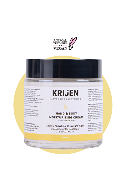 Ihlamur & Kantaron El ve Vücut Kremi  |  E Vitamini + Hindistan Cevizi Yağı + Shea Butter